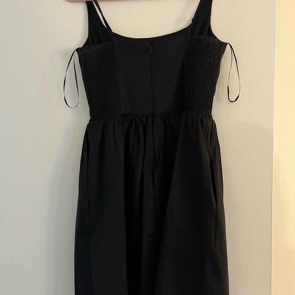 Elegant Black Corset Top Mini Dress